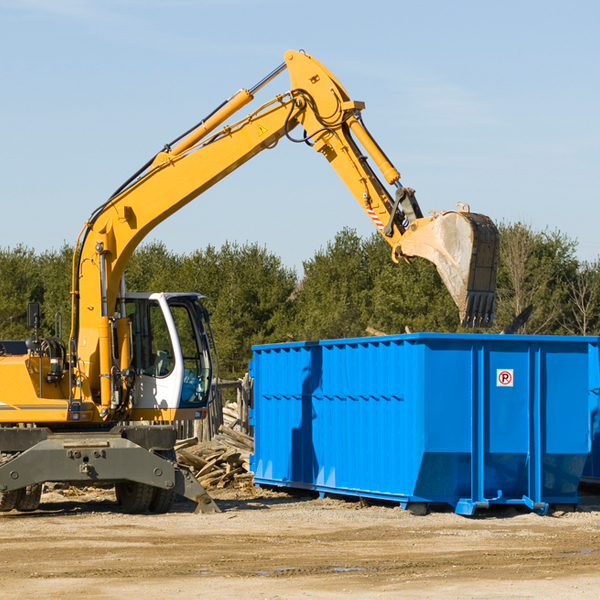 can i choose the location where the residential dumpster will be placed in Hutchinson Kansas